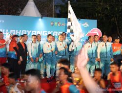 Kapolri Flag Off Riau Bhayangkara Run 2025 Event Lari Terbesar di Sumatera yang Penuh Semangat