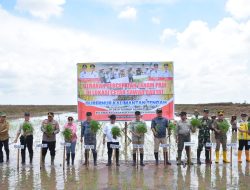 Bupati Kapuas Laksanakan Gerakan Percepatan Tanam Padi di Desa Sumber Agung