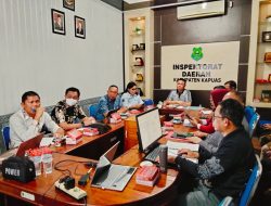 Sekda Pimpin Rapat Koordinasi dan Pemantauan Indeks Pencegahan Korupsi MSCP Area Pengadaan Barang/Jasa