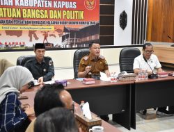 Sekda Kapuas Pimpin Rapat Pembentukan Pokja Pendidikan Politik Terpadu