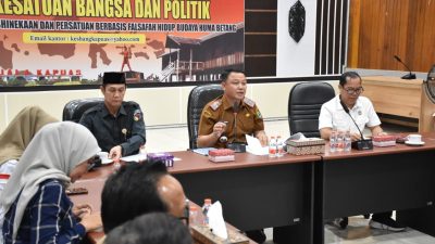 Sekda Kapuas Pimpin Rapat Pembentukan Pokja Pendidikan Politik Terpadu