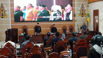 Sekda Hadiri Paripurna Ke-8, Sampaiakn Apresiasi atas Penetapan PROPEMPERDA Tahun 2026