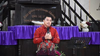 Wabup Kapuas Hadiri Perayaan Natal Lansia Resort GKE Kuala Kapuas