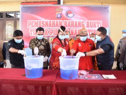 Pemkab Kapuas Dukung Penuh Pemusnahan Barang Bukti Narkotika oleh Polres Kapuas