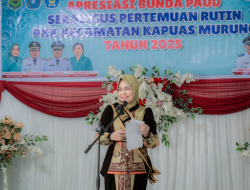 Ketua TP-PKK Kapuas Buka Kegiatan Apresiasi Bunda PAUD Kelurahan dan Desa se-Kecamatan Kapuas Murung