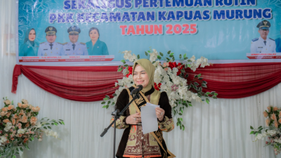 Ketua TP-PKK Kapuas Buka Kegiatan Apresiasi Bunda PAUD Kelurahan dan Desa se-Kecamatan Kapuas Murung